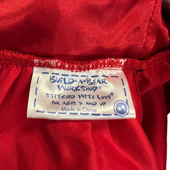 Build A Bear Workshop Christmas Holiday Mrs Claus Outfit Dress Velvet - Picture 9 of 10